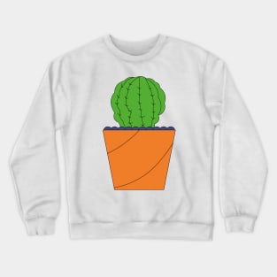 Green Nature Cactus Crewneck Sweatshirt